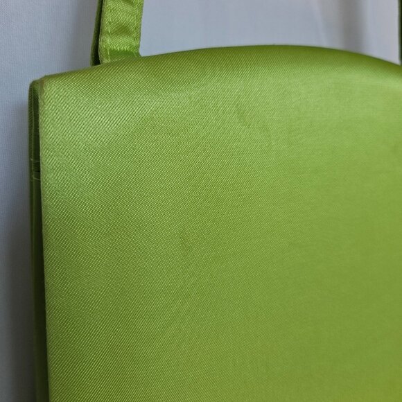 PRESTON & YORK Lime Green Butterfly Jeweled Purse, Prom / Evening / Cocktail - Picture 9 of 11